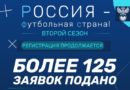 «Россия – футбольная страна!» второй сезон Всероссийского смотра-конкурса (регистрация до 20.02.2022 года)